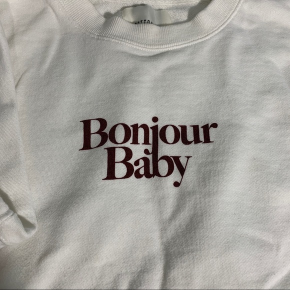 White cropped sweater - Picture 2 of 4